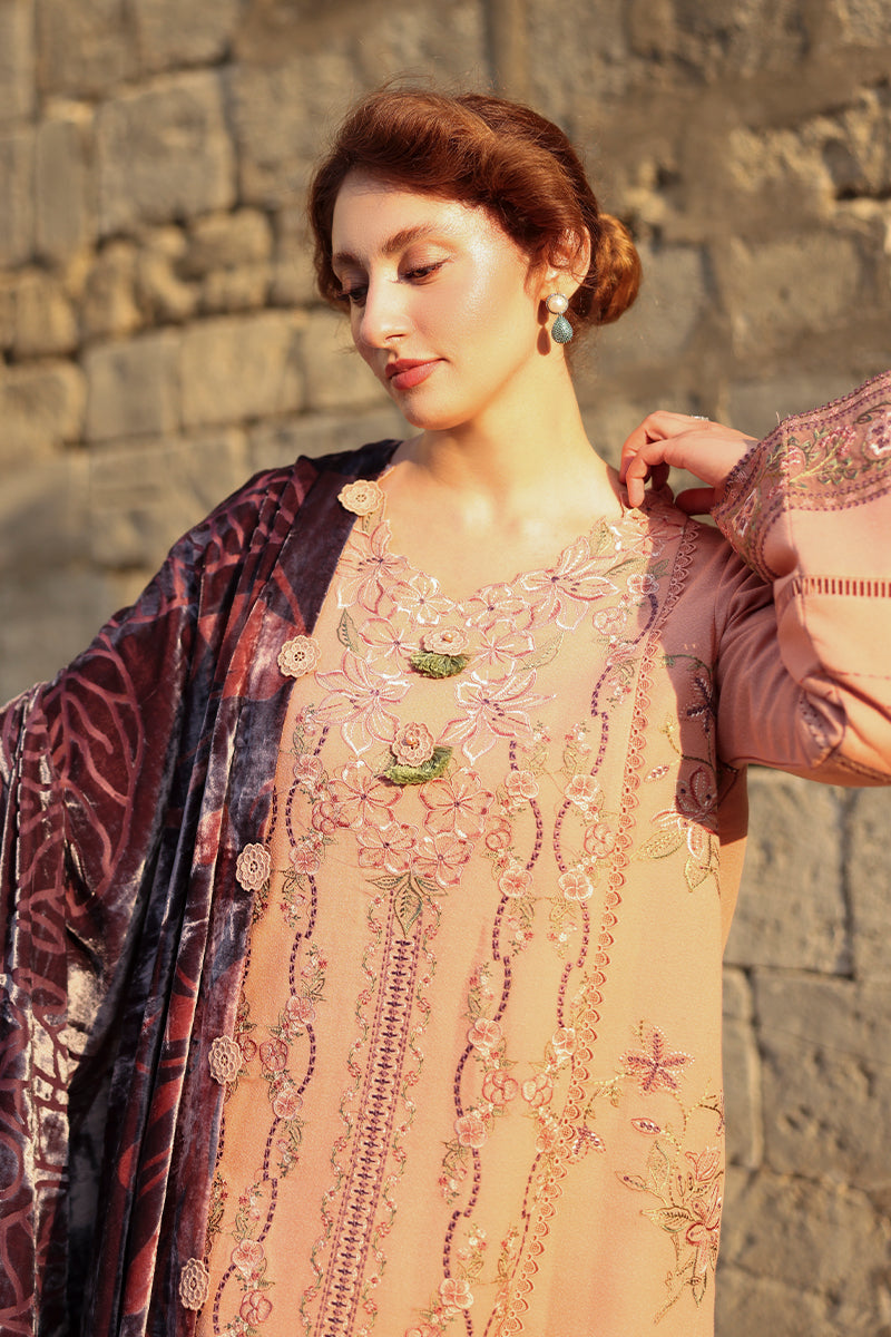 Latte | CARNATION LUXURY SHAWL EDIT | RANG RASIYA