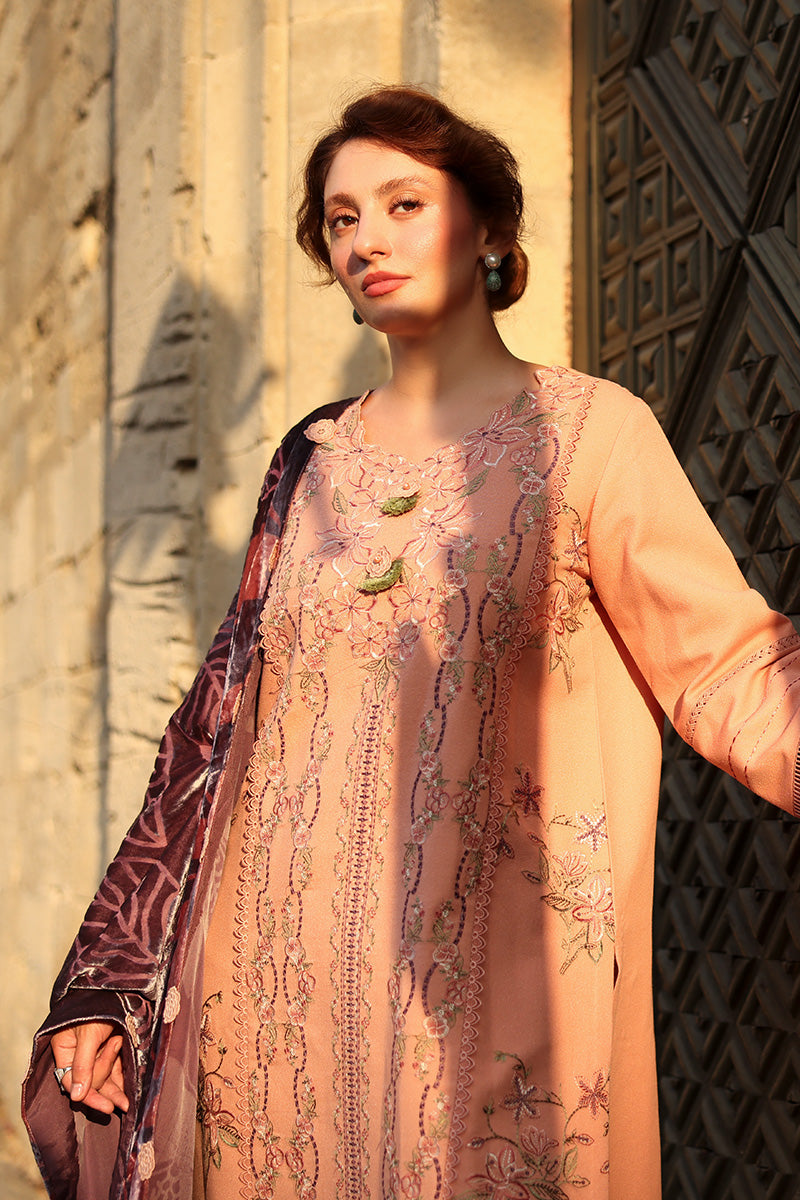 Latte | CARNATION LUXURY SHAWL EDIT | RANG RASIYA