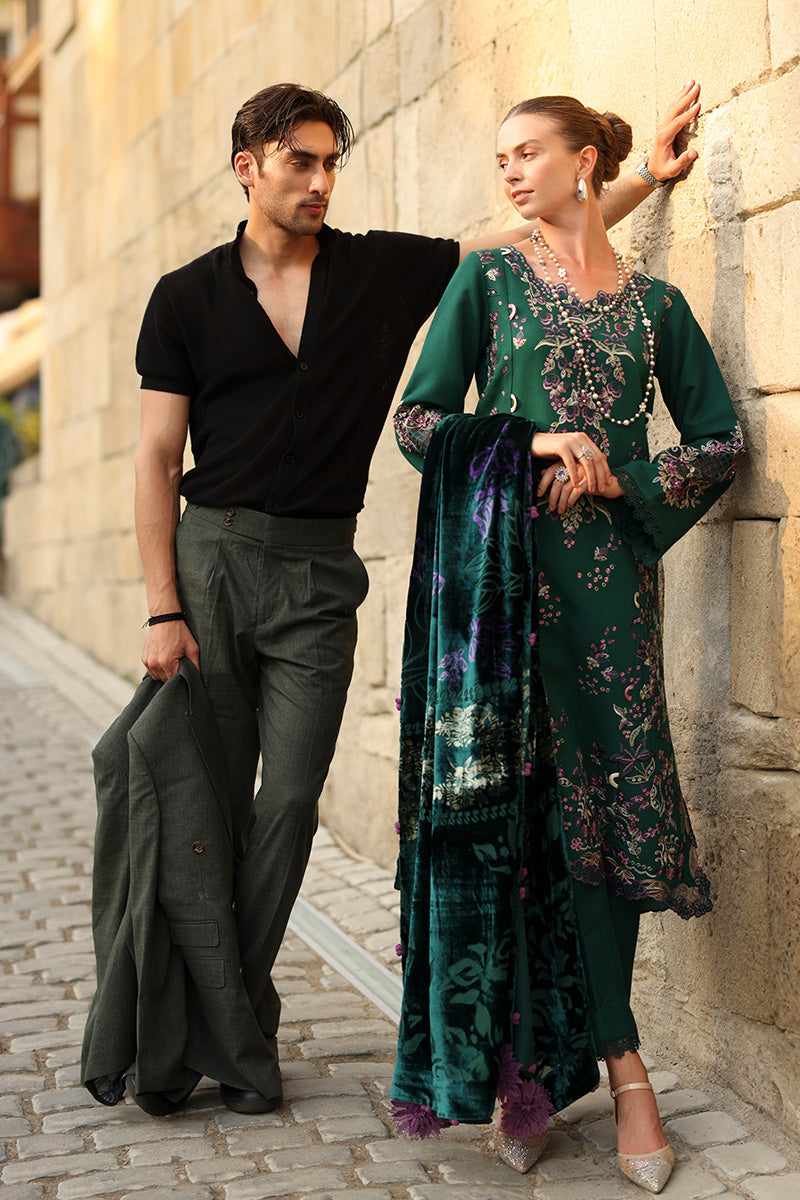 Matcha | CARNATION LUXURY SHAWL EDIT | RANG RASIYA