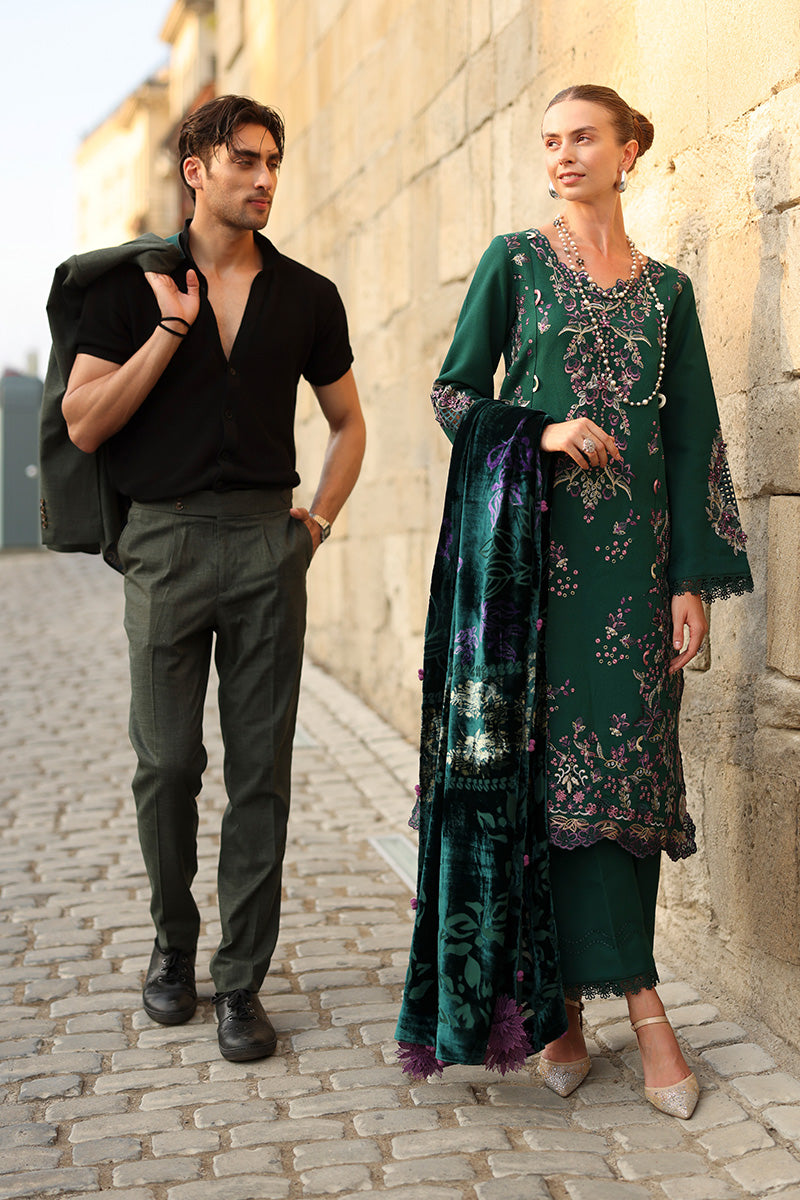 Matcha | CARNATION LUXURY SHAWL EDIT | RANG RASIYA