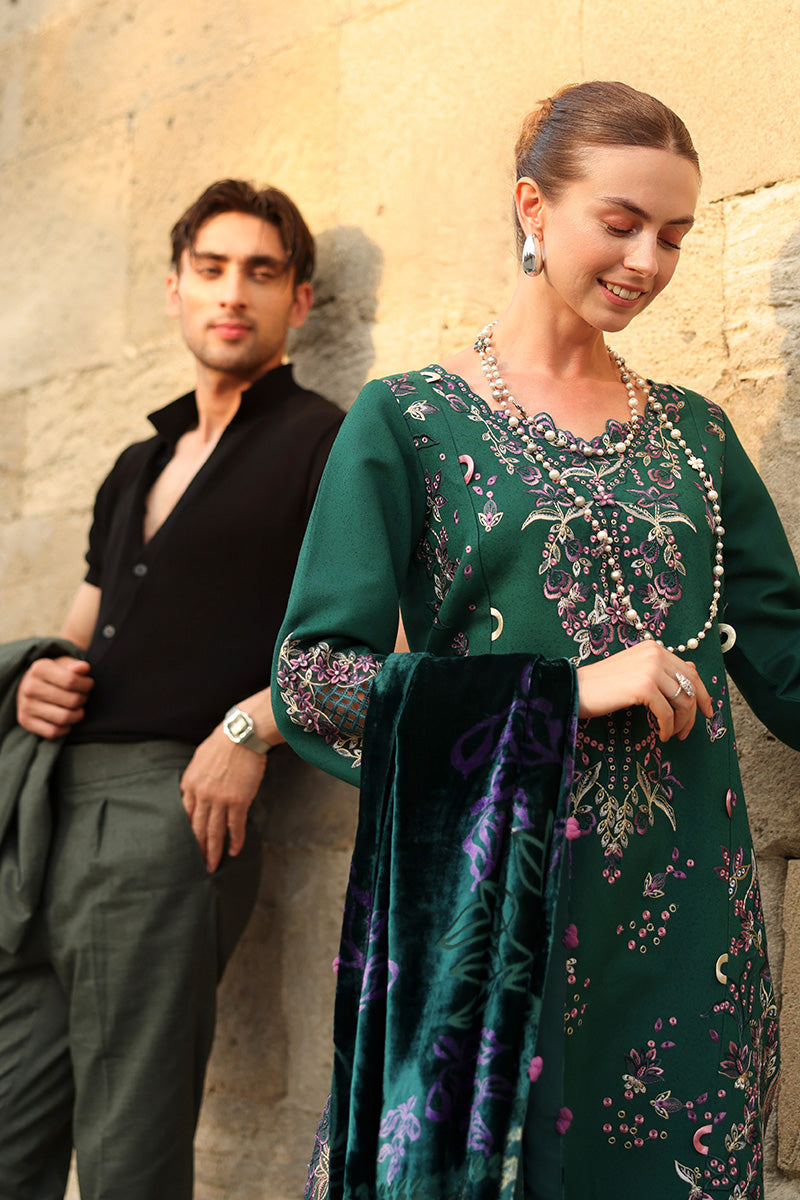 Matcha | CARNATION LUXURY SHAWL EDIT | RANG RASIYA