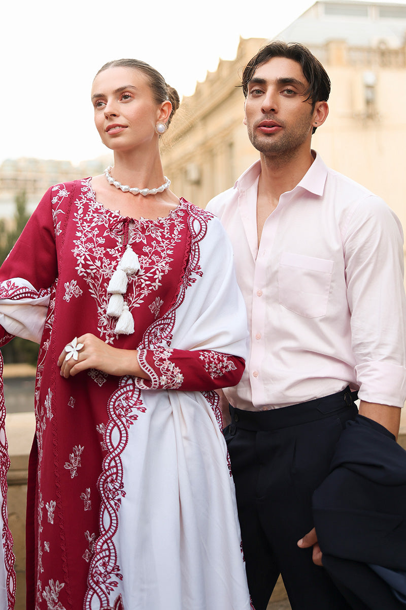 Rose | CARNATION LUXURY SHAWL EDIT | RANG RASIYA