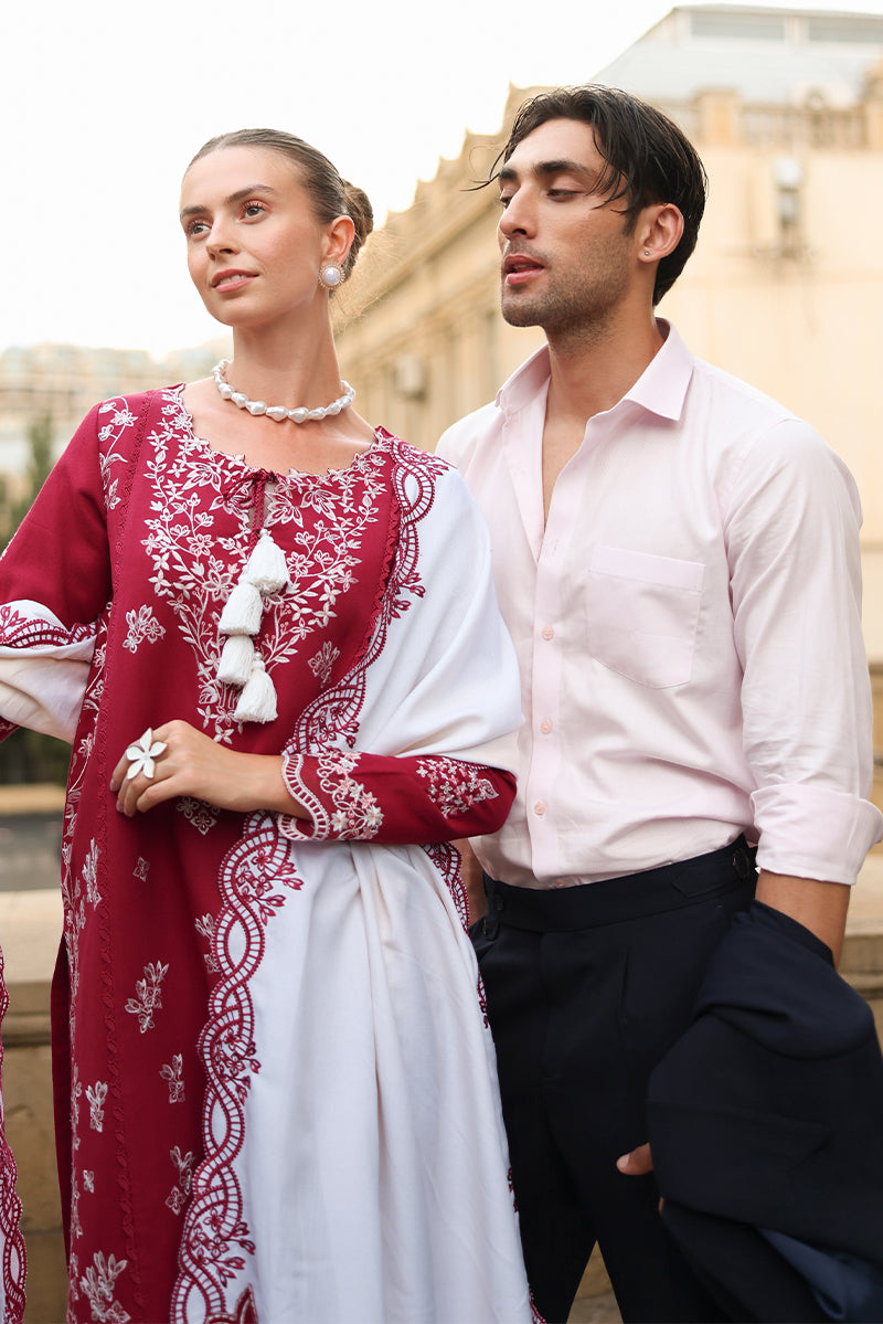 Rose | CARNATION LUXURY SHAWL EDIT | RANG RASIYA