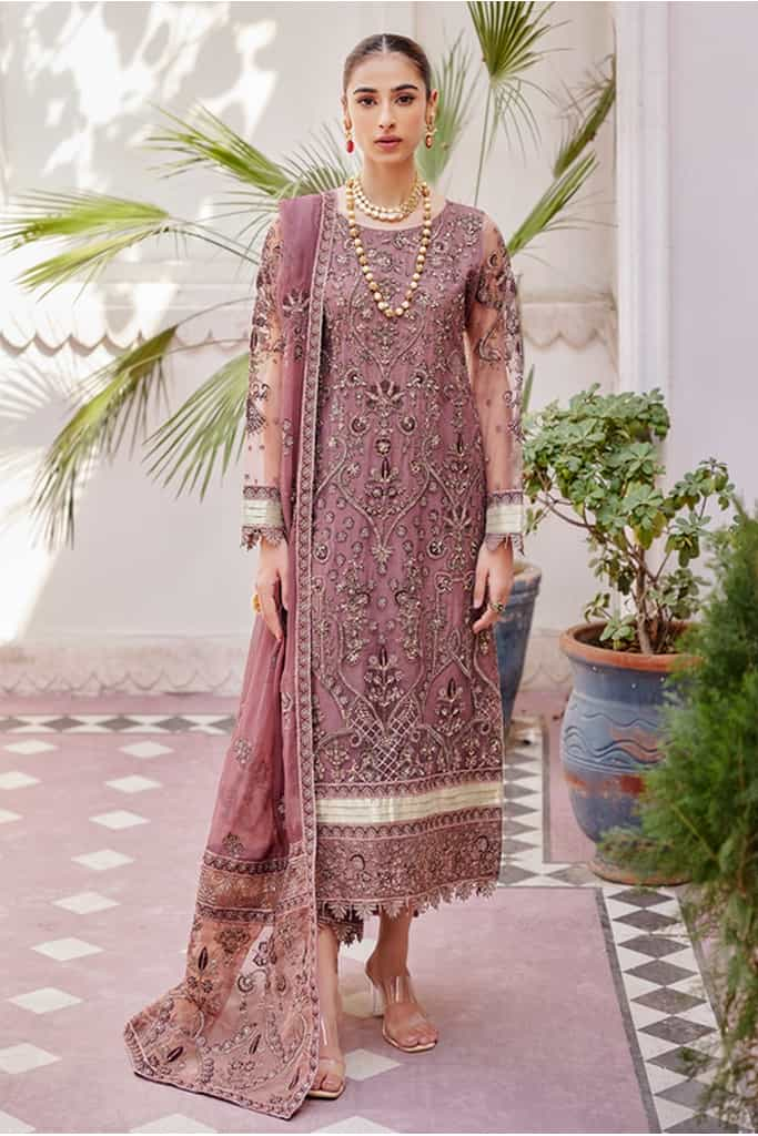 LX 10 | LUXE CHIFFON | EMAAN ADEEL in UK USA UAE online kapraye.com