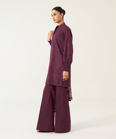 3 PIECE - DYED EMBROIDERED LAWN SUIT | SIGNATURE LAWN VOL 4 | SAPPHIRE in UK USA UAE online kapraye.com