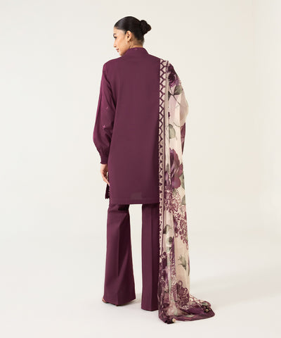 3 PIECE - DYED EMBROIDERED LAWN SUIT | SIGNATURE LAWN VOL 4 | SAPPHIRE in UK USA UAE online kapraye.com