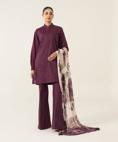 3 PIECE - DYED EMBROIDERED LAWN SUIT | SIGNATURE LAWN VOL 4 | SAPPHIRE in UK USA UAE online kapraye.com