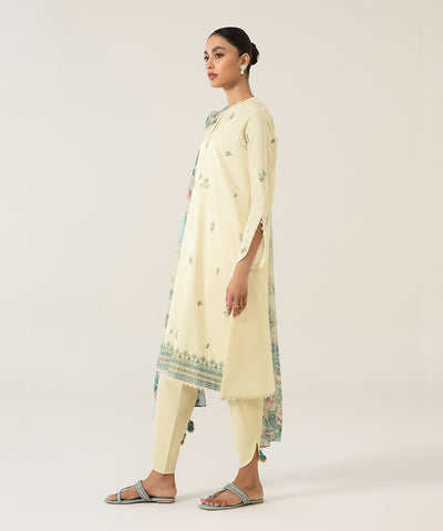 3 PIECE - DYED EMBROIDERED LAWN SUIT | SIGNATURE LAWN VOL 4 | SAPPHIRE in UK USA UAE online kapraye.com