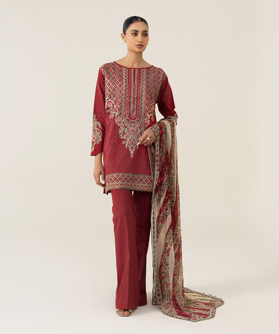 3 PIECE - EMBROIDERED LAWN SUIT | SIGNATURE LAWN VOL 4 | SAPPHIRE in UK USA UAE online kapraye.com