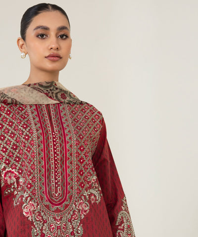 3 PIECE - EMBROIDERED LAWN SUIT | SIGNATURE LAWN VOL 4 | SAPPHIRE in UK USA UAE online kapraye.com