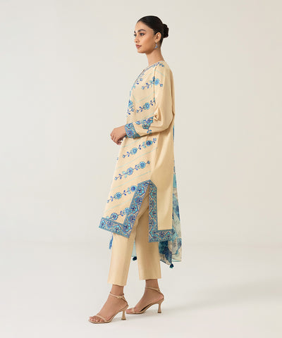 3 PIECE - EMBROIDERED TEXTURED LAWN SUIT | SIGNATURE LAWN VOL 4 | SAPPHIRE in UK USA UAE online kapraye.com