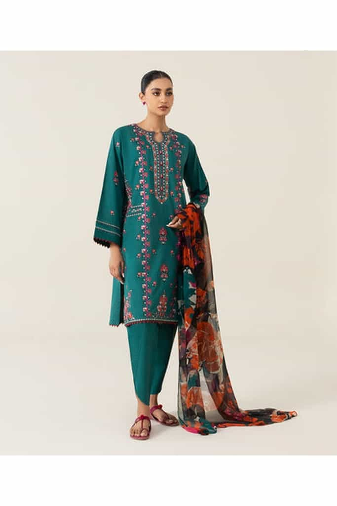 3 PIECE - EMBROIDERED TEXTURED LAWN SUIT | SIGNATURE LAWN VOL 4 | SAPPHIRE in UK USA UAE online kapraye.com