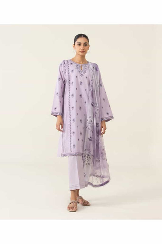 3 PIECE - DYED EMBROIDERED DOBBY SUIT | SIGNATURE LAWN VOL 4 | SAPPHIRE in UK USA UAE online kapraye.com