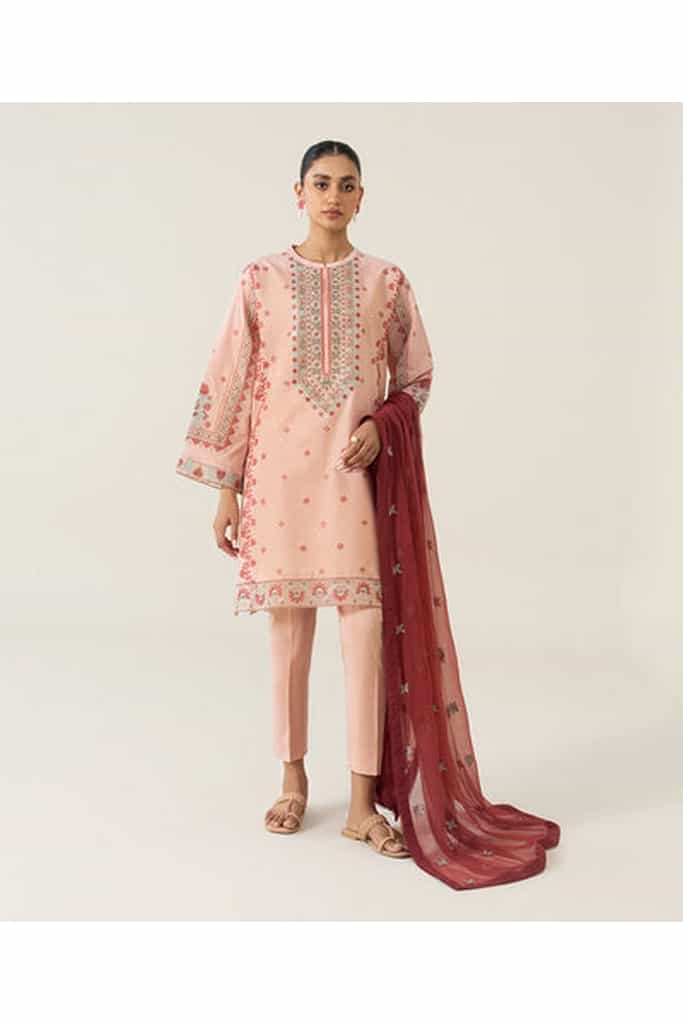 3 PIECE - EMBROIDERED TEXTURED LAWN SUIT | SIGNATURE LAWN VOL 4 | SAPPHIRE in UK USA UAE online kapraye.com