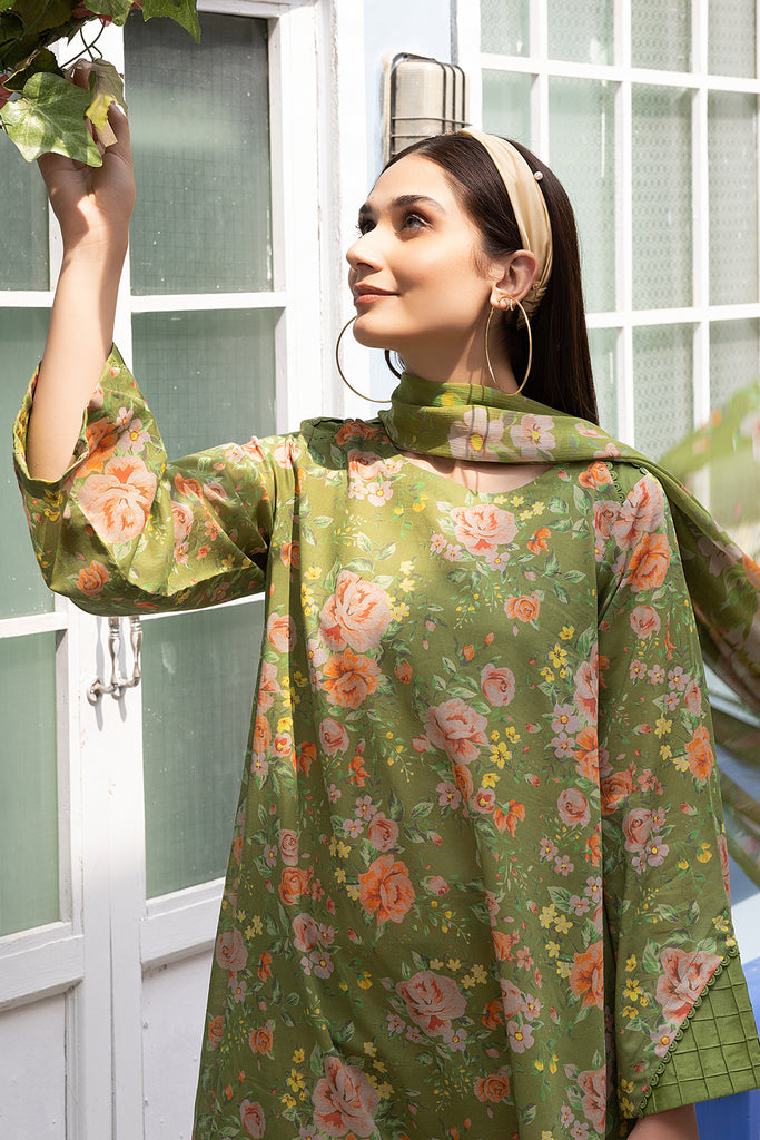 3-Pc Lawn Digital Printed Shirt With Straight Trouser and Chiffon Dupatta CPM23-71 | PRINT MELODY | CHARIZMA in UK USA UAE online kapraye.com