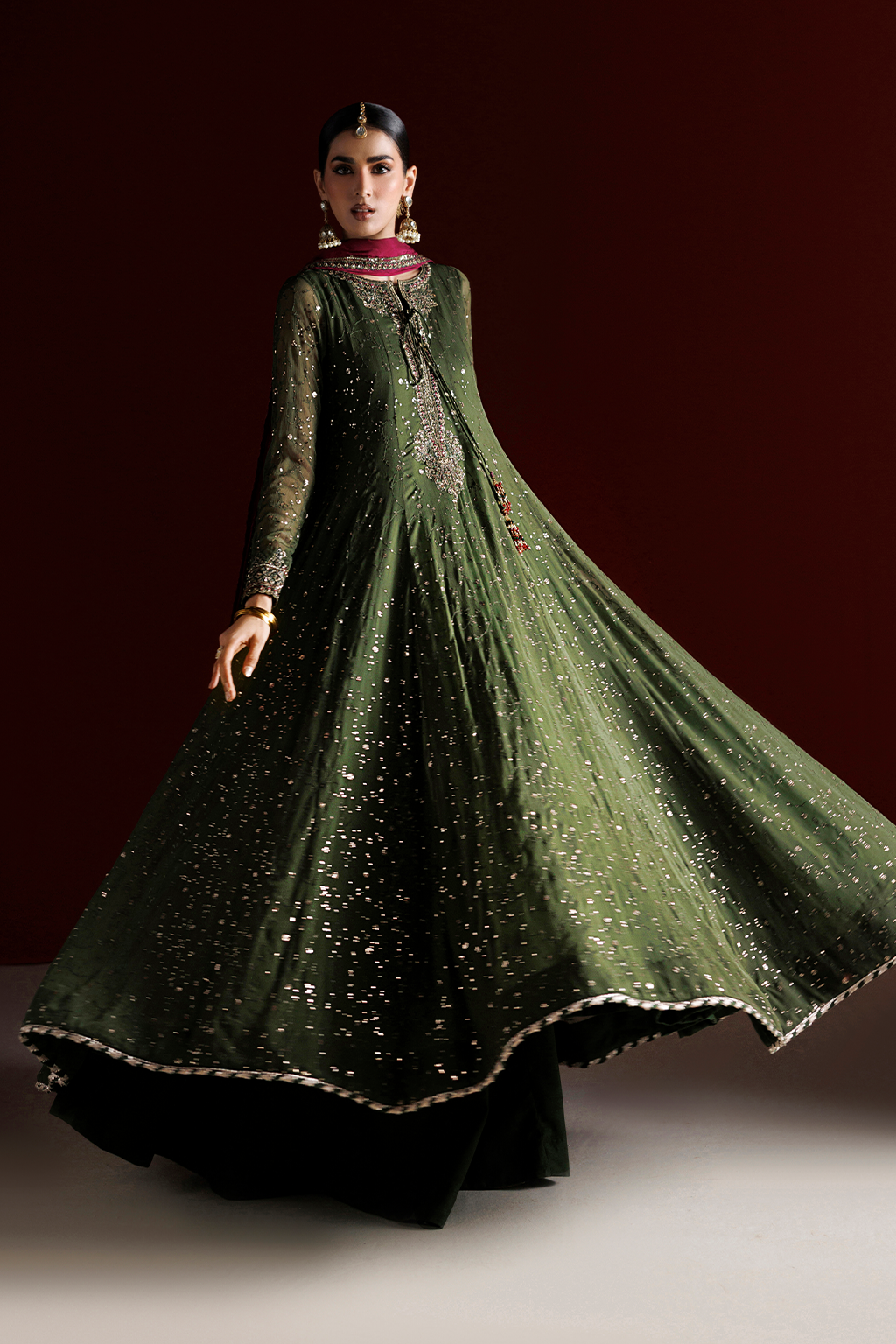 CC-105 Embroidered Chiffon | SEMI FORMALS VOL 1 | IZNIK in UK USA UAE online kapraye.com