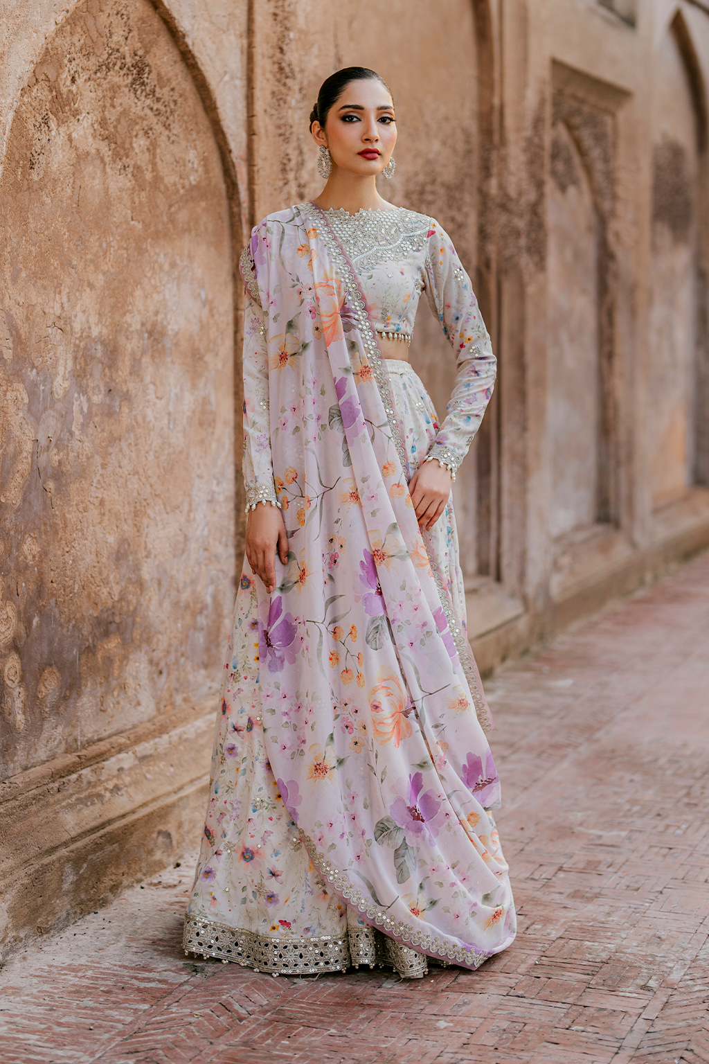 UE-316 Printed Georgette | Printed Formals | IZNIK