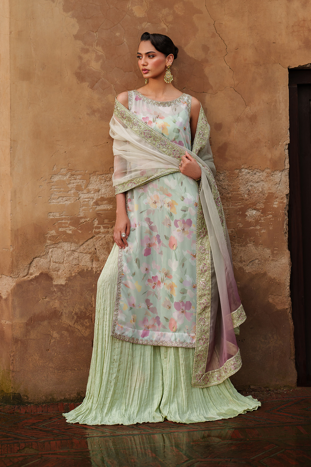 UE-549 Printed Chiffon | Printed Formals | IZNIK