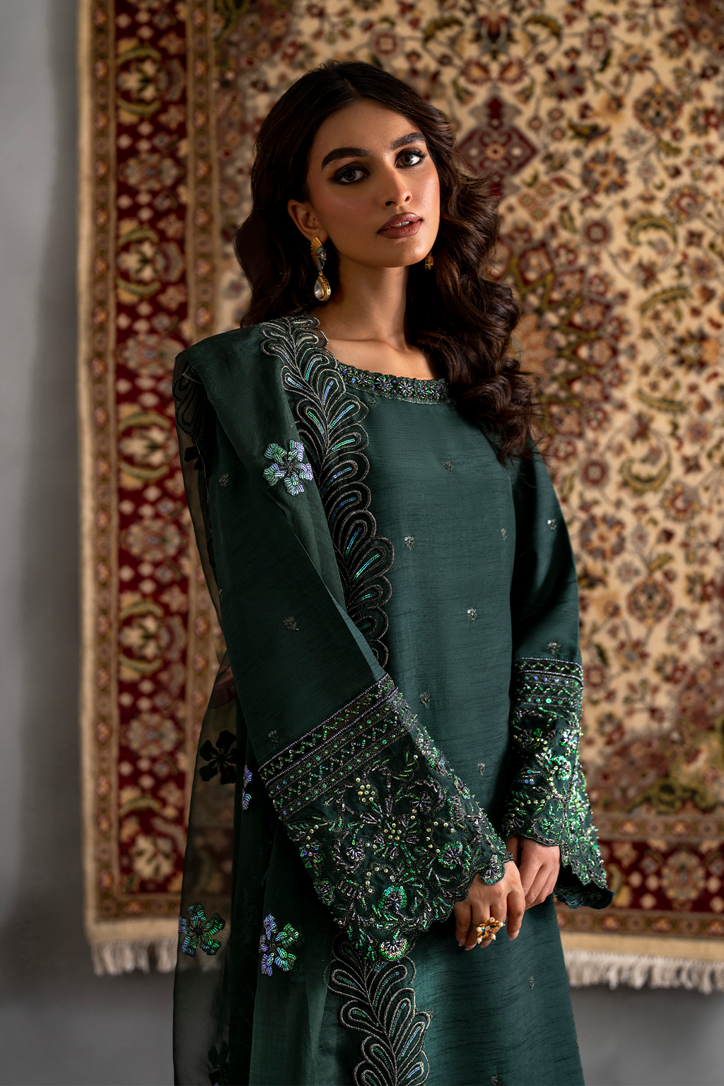 IRS-12 | LUXE RAW SILK | IZNIK in UK USA UAE online kapraye.com