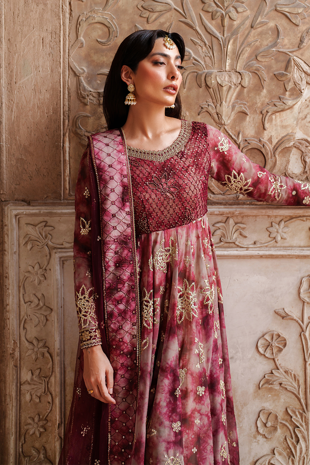 UE-533 Printed Chiffon | Printed Formals | IZNIK
