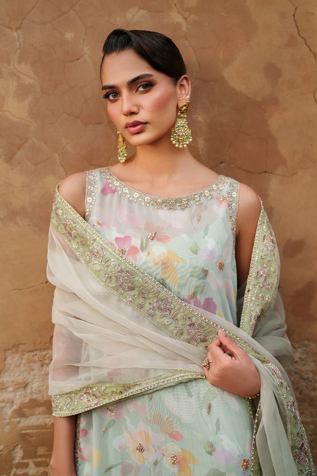UE-549 Printed Chiffon | Printed Formals | IZNIK