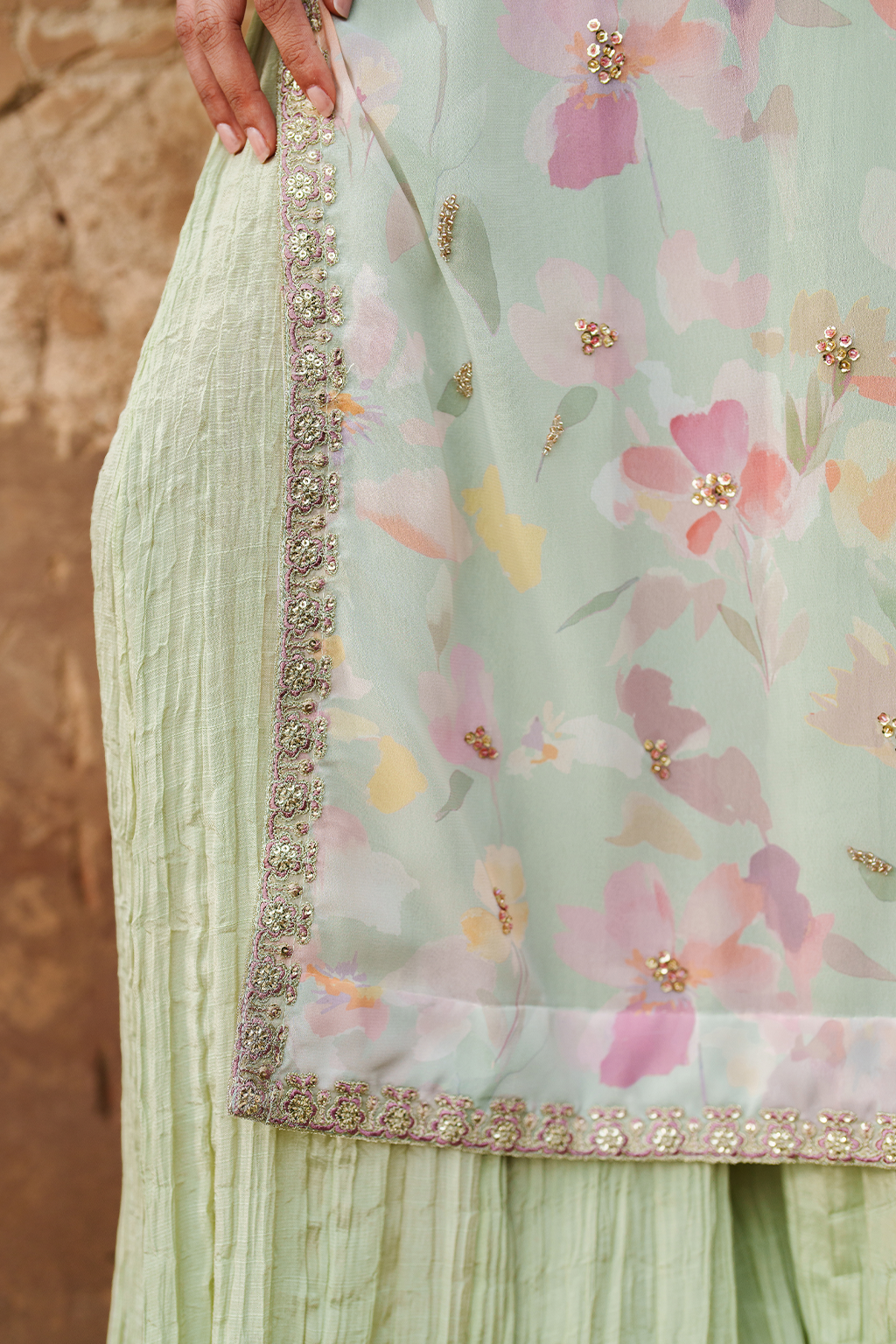 UE-549 Printed Chiffon | Printed Formals | IZNIK