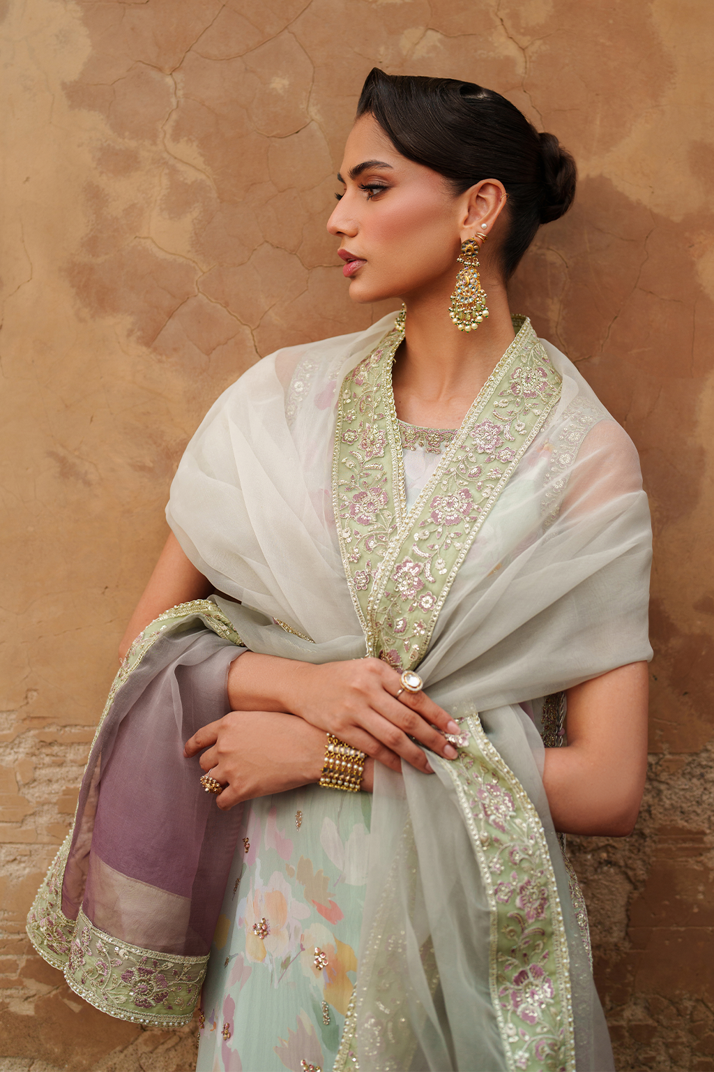 UE-549 Printed Chiffon | Printed Formals | IZNIK