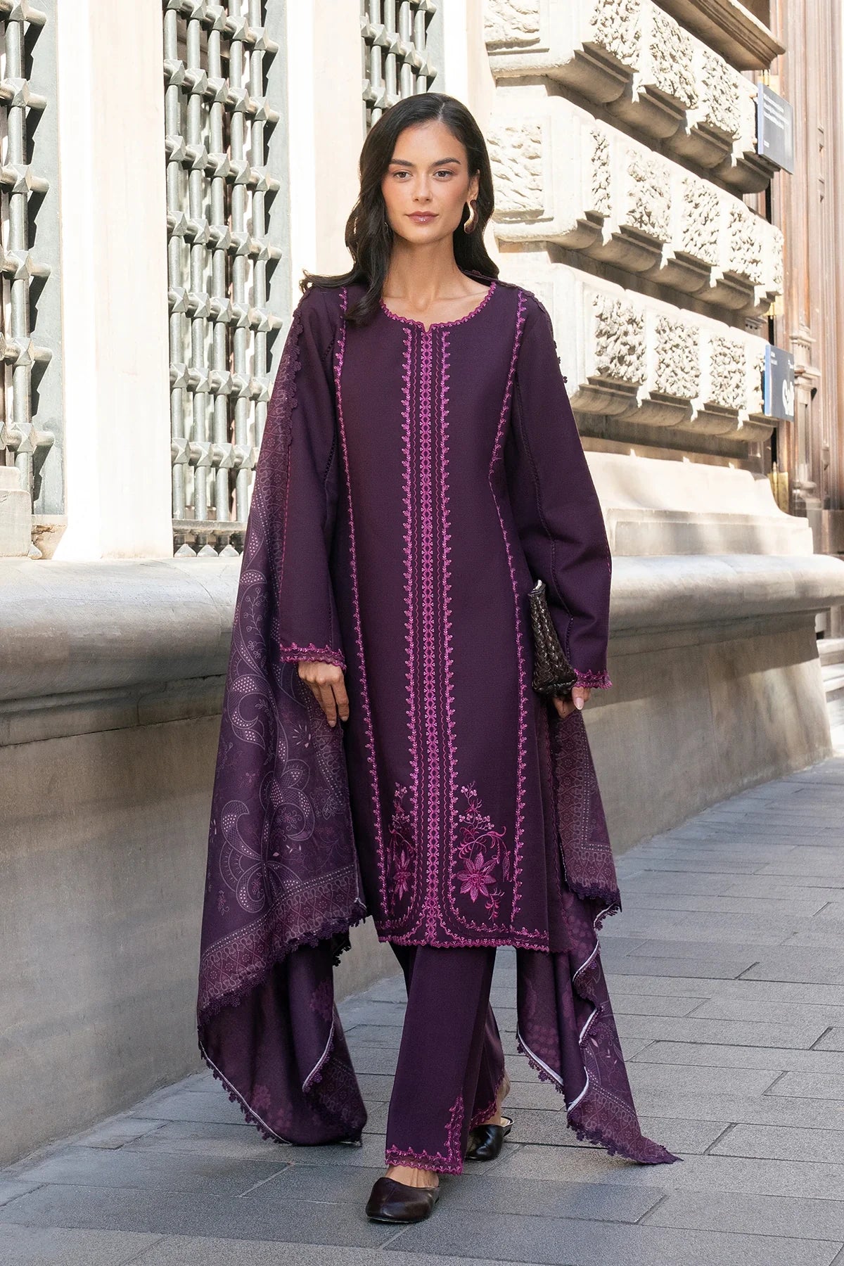 Mauve | MEET ME IN ISTANBUL | Rang Rasiya Free Shipping to UK/USA/UAE Kapraye