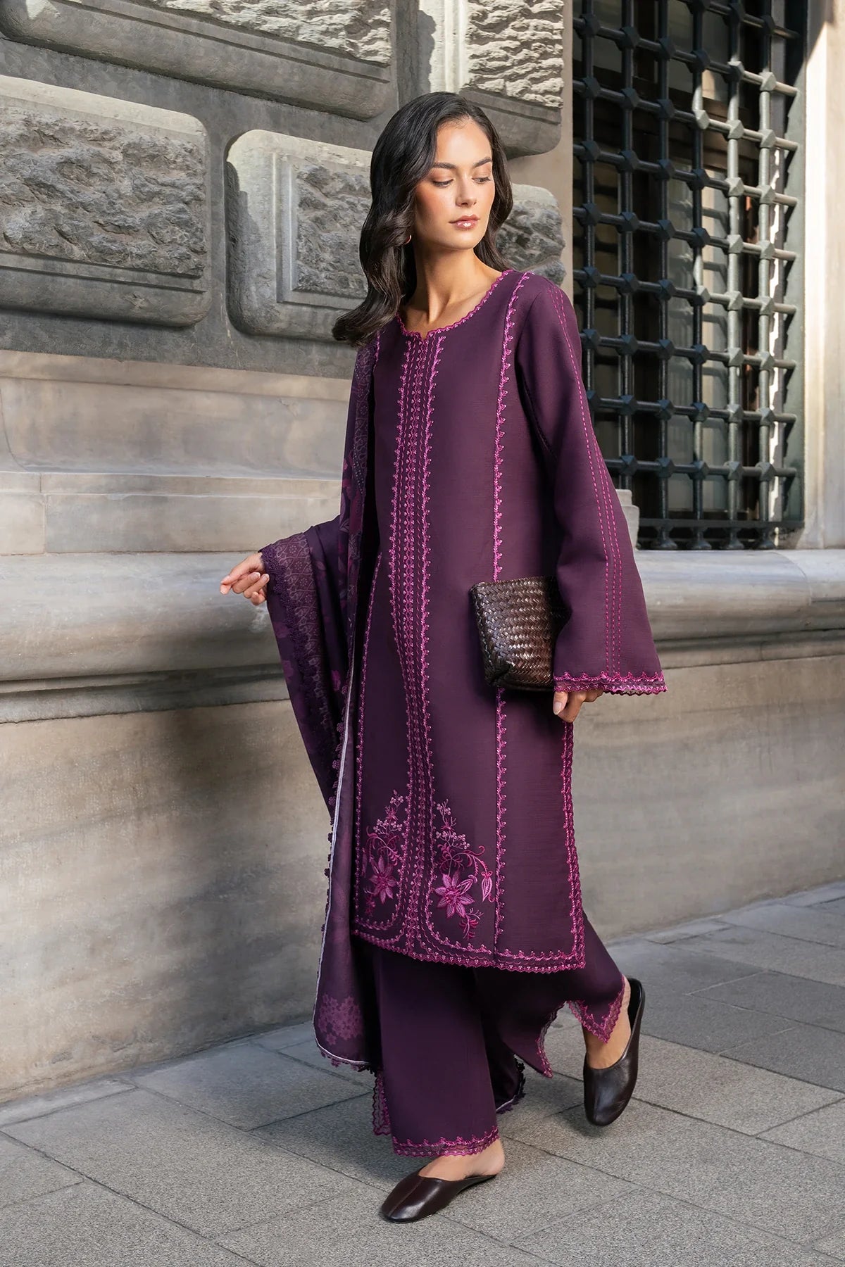 Mauve | MEET ME IN ISTANBUL | Rang Rasiya Free Shipping to UK/USA/UAE Kapraye