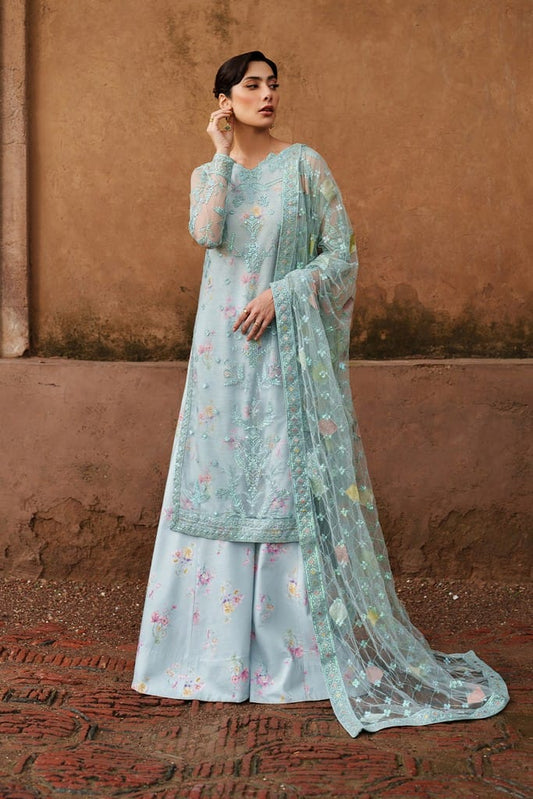 UE-535 Embroidered Net | Printed Formals | IZNIK