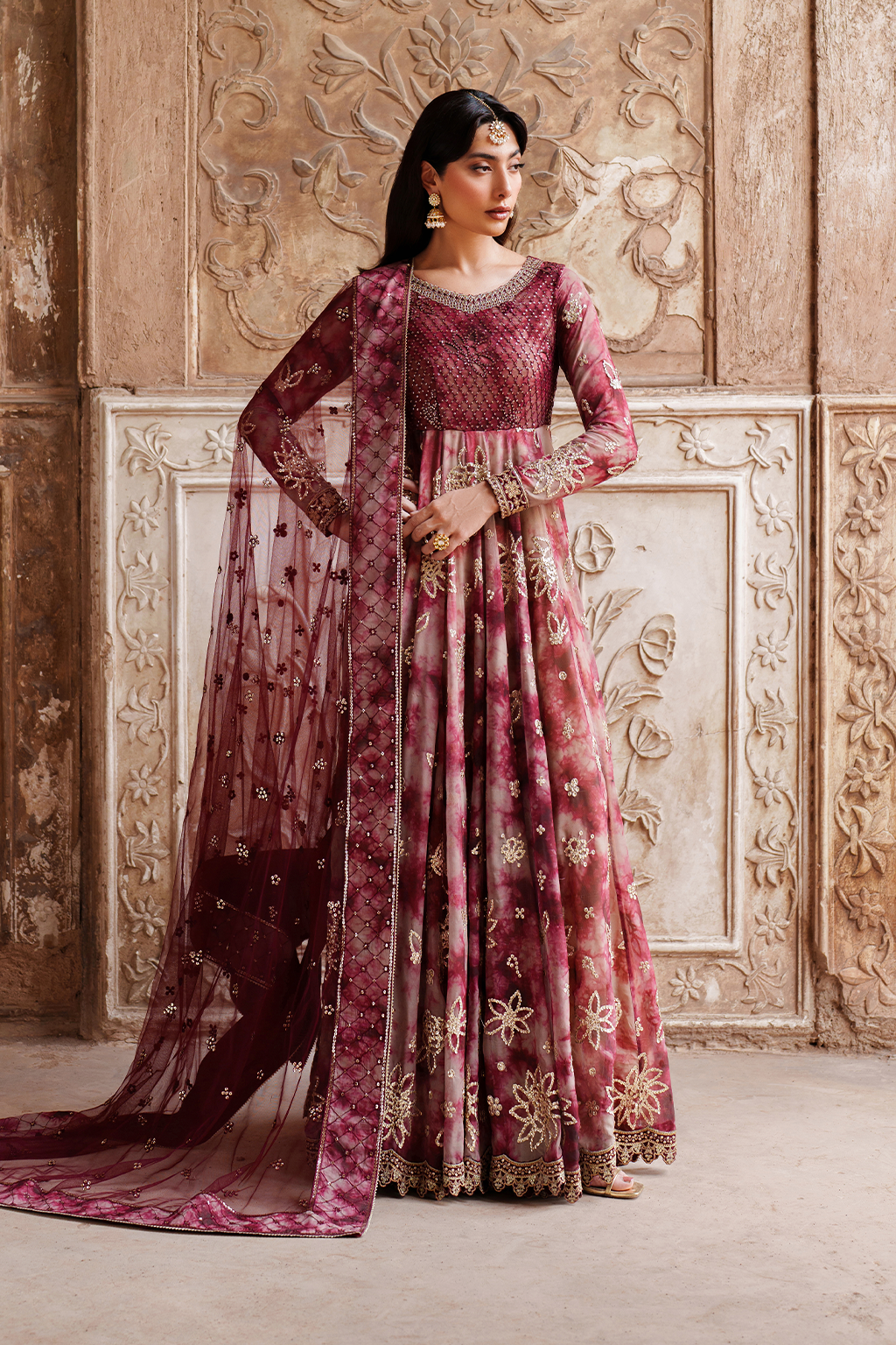 UE-533 Printed Chiffon | Printed Formals | IZNIK