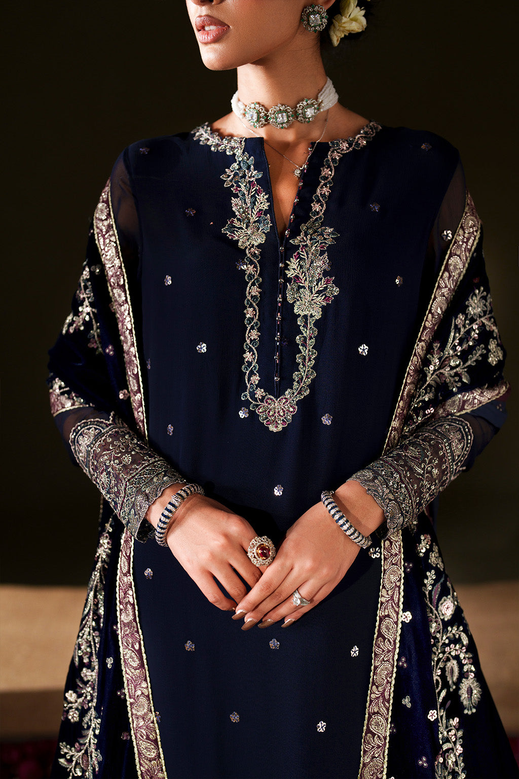 IV-76 Embroidered Velvet | VELVET EDIT II | IZNIK