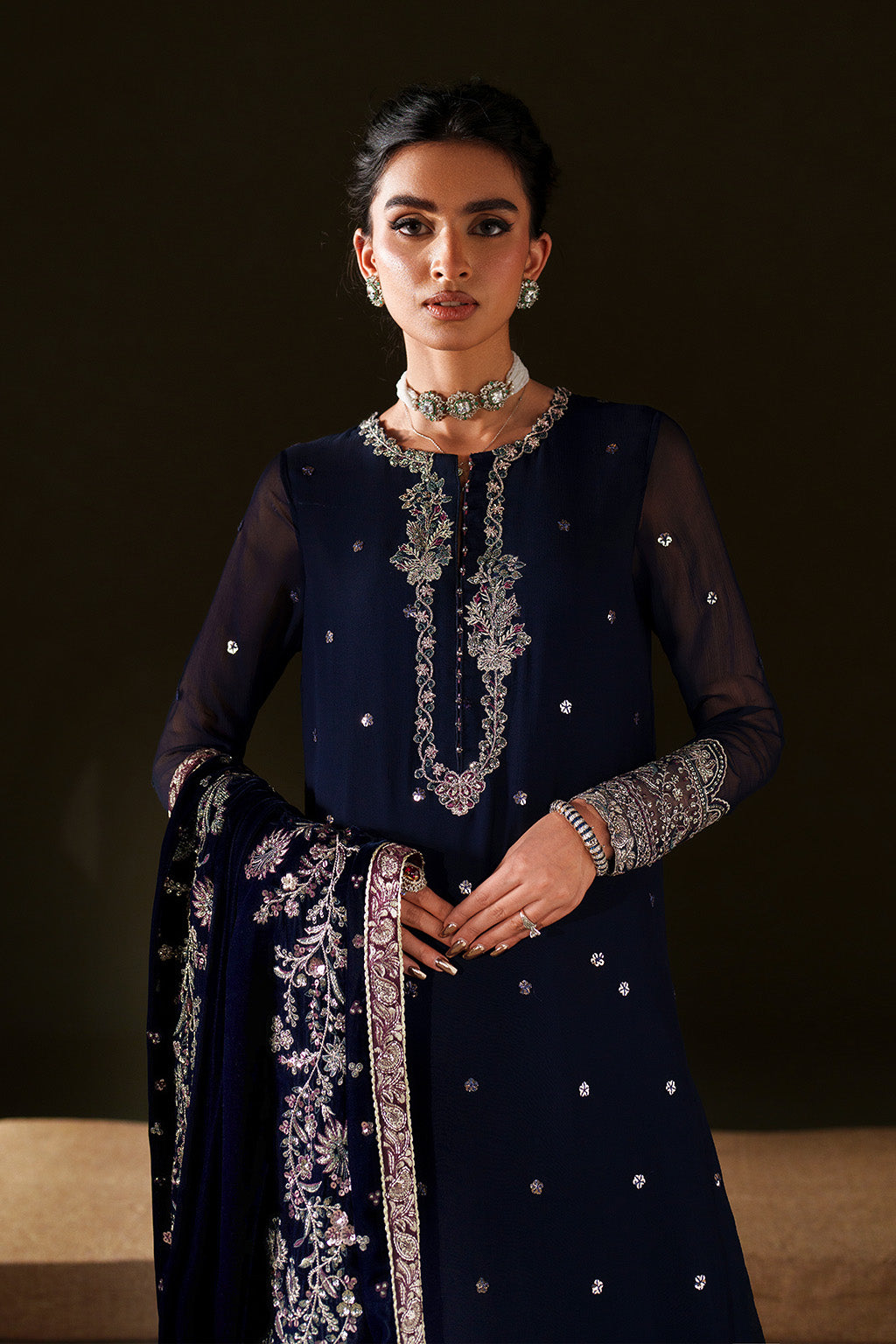 IV-76 Embroidered Velvet | VELVET EDIT II | IZNIK