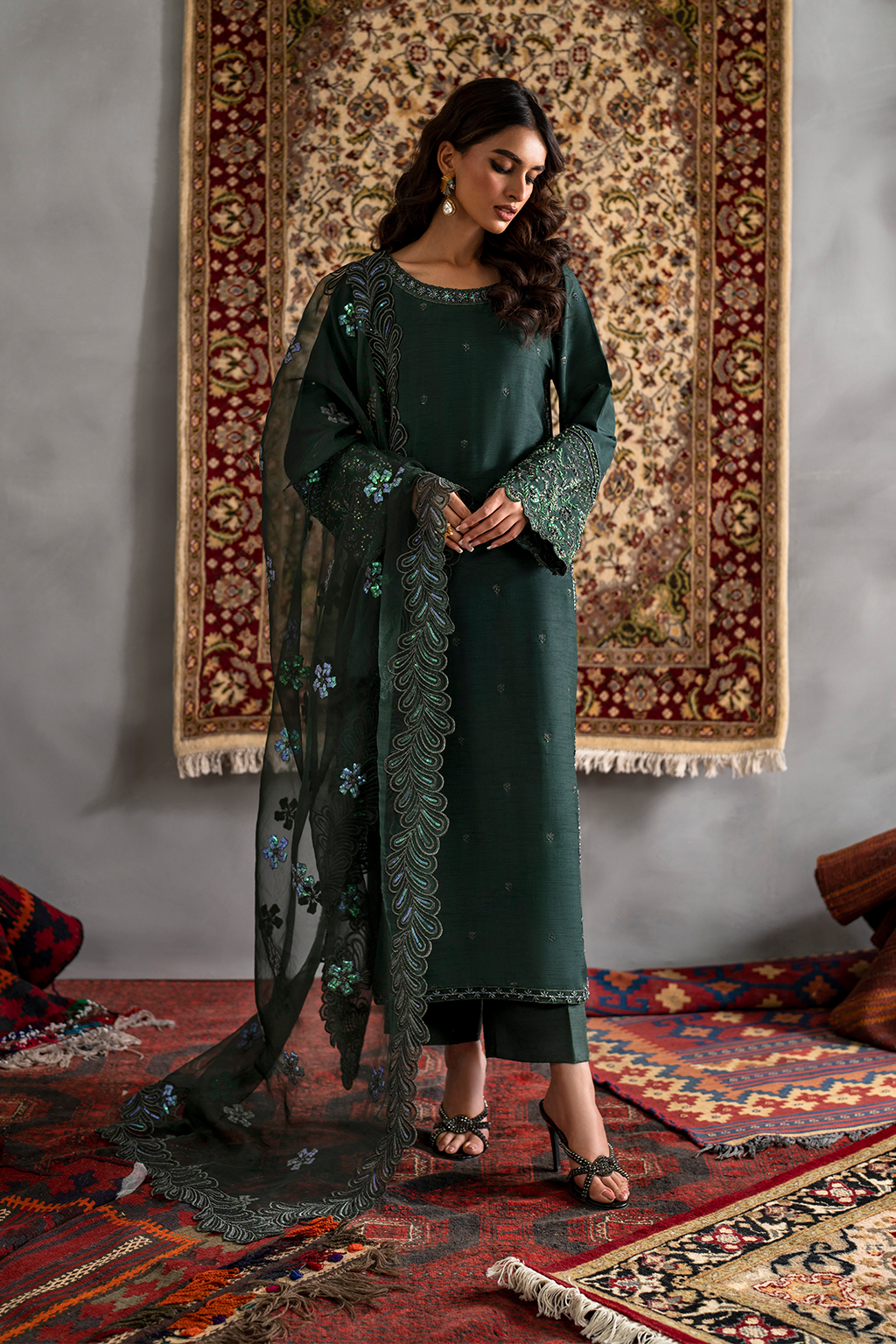 IRS-12 | LUXE RAW SILK | IZNIK in UK USA UAE online kapraye.com