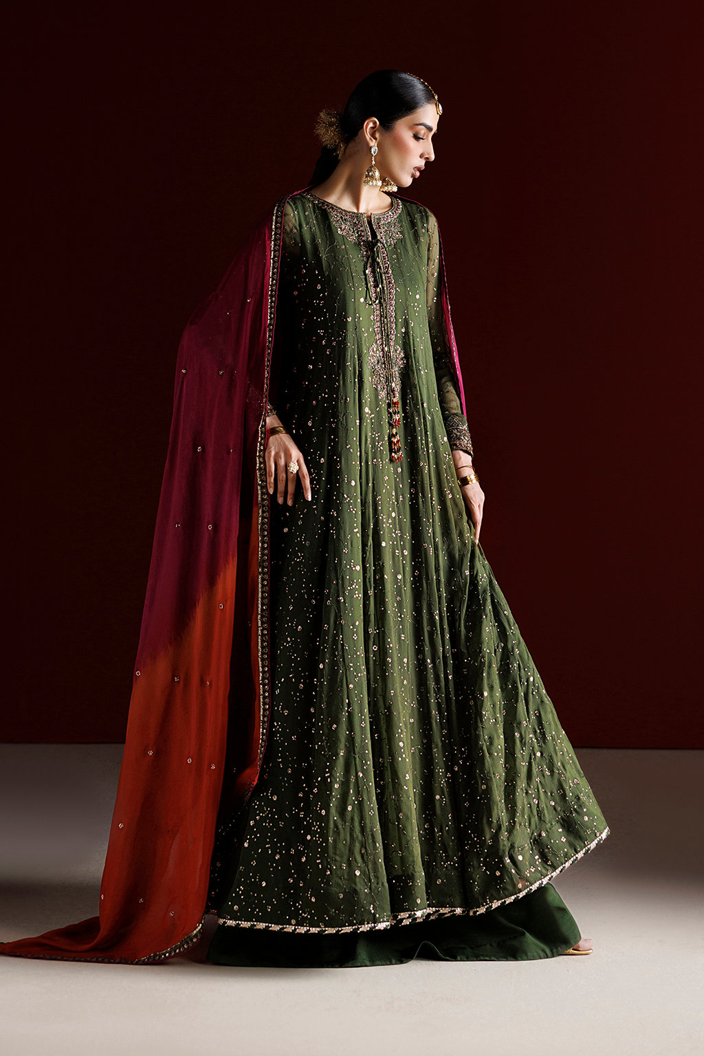 CC-105 Embroidered Chiffon | SEMI FORMALS VOL 1 | IZNIK in UK USA UAE online kapraye.com