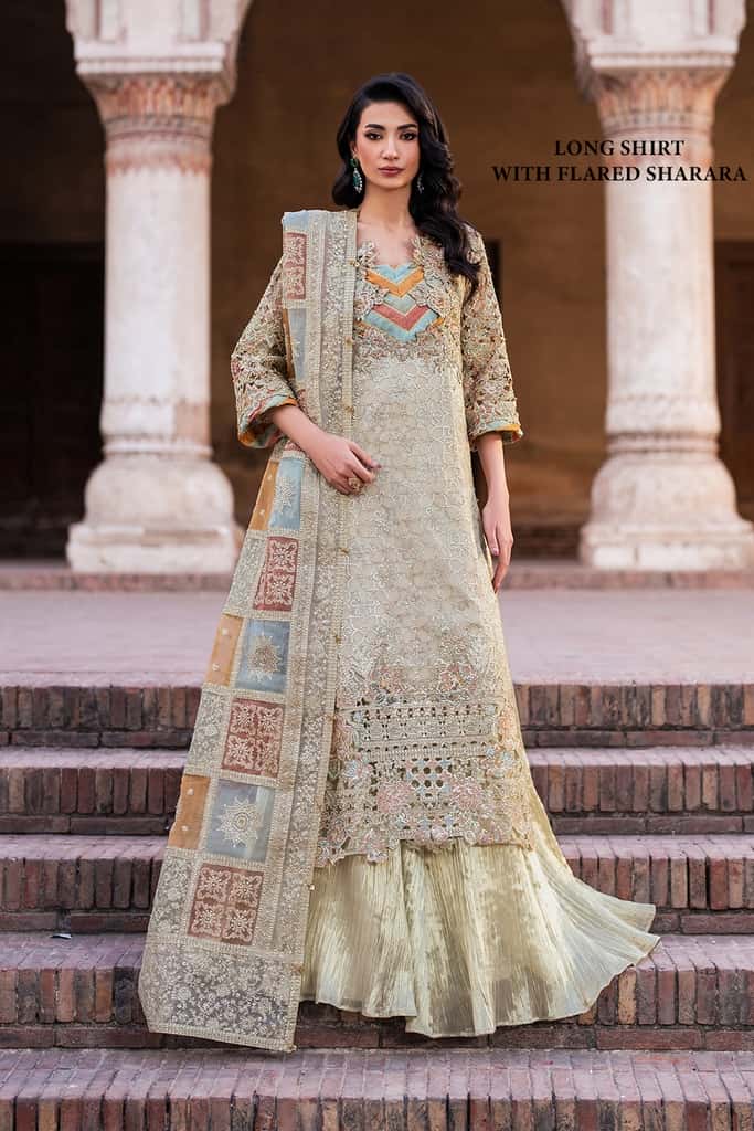ILC-02 EMBROIDED CHIFFON | NOOR ANGAN SEMI FORMALS | IZNIK