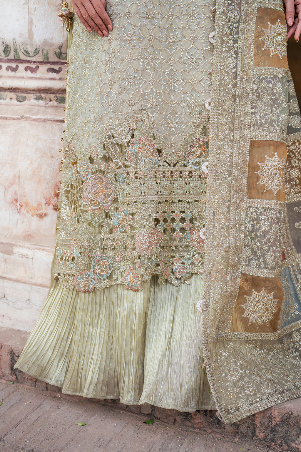 ILC-02 EMBROIDED CHIFFON | NOOR ANGAN SEMI FORMALS | IZNIK
