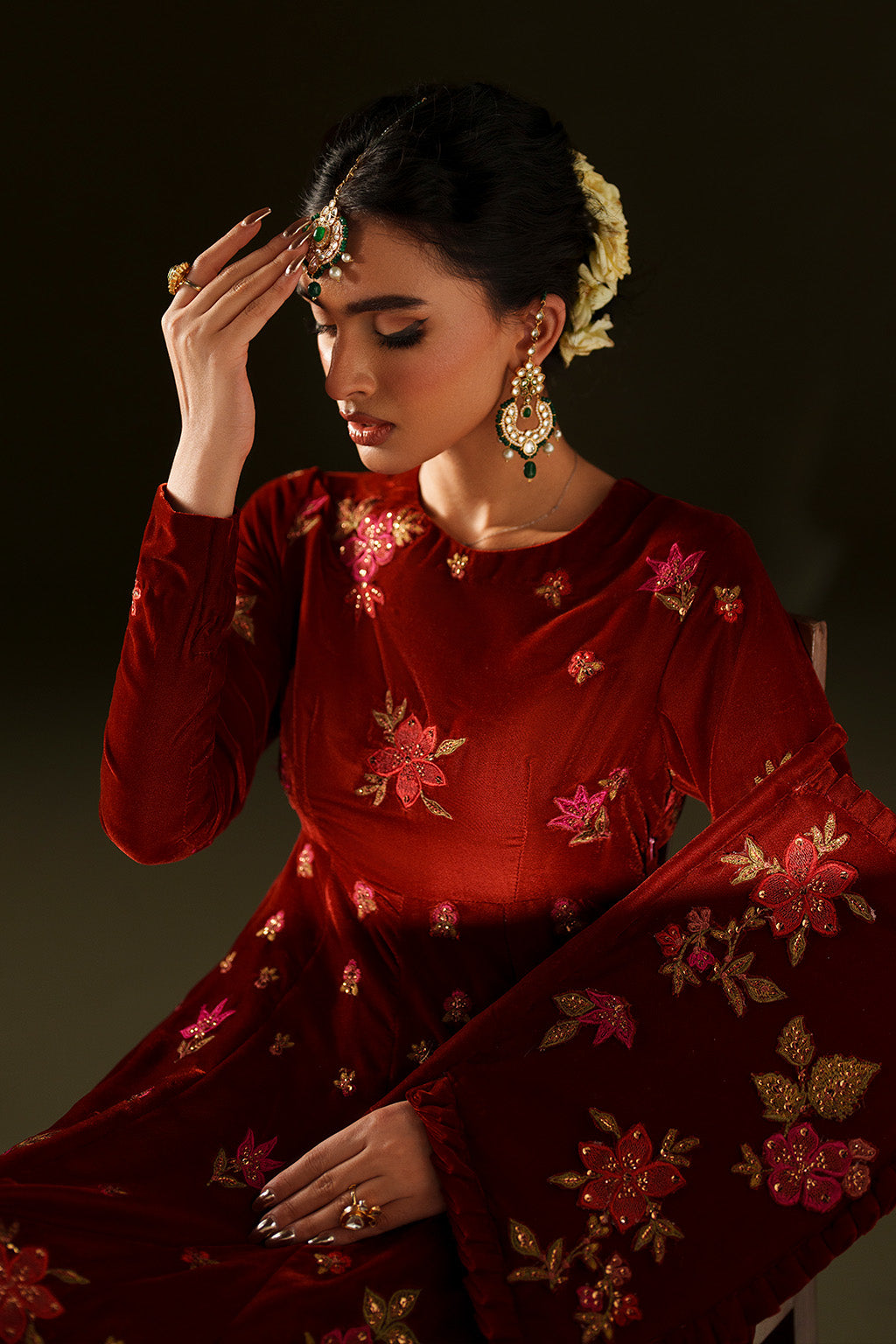 IV-79 Embroidered Velvet | VELVET EDIT II | IZNIK