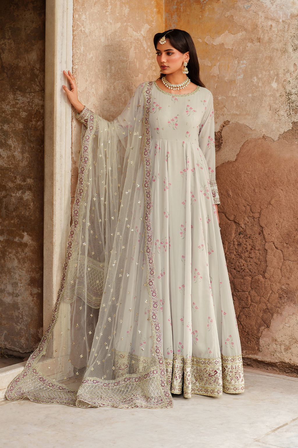 UE-551 Printed Chiffon | Printed Formals | IZNIK