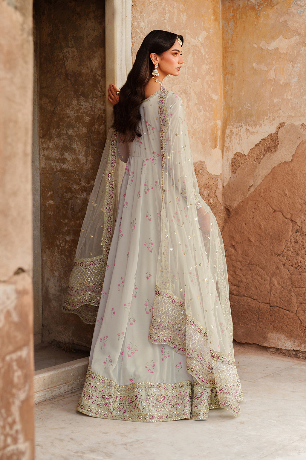 UE-551 Printed Chiffon | Printed Formals | IZNIK