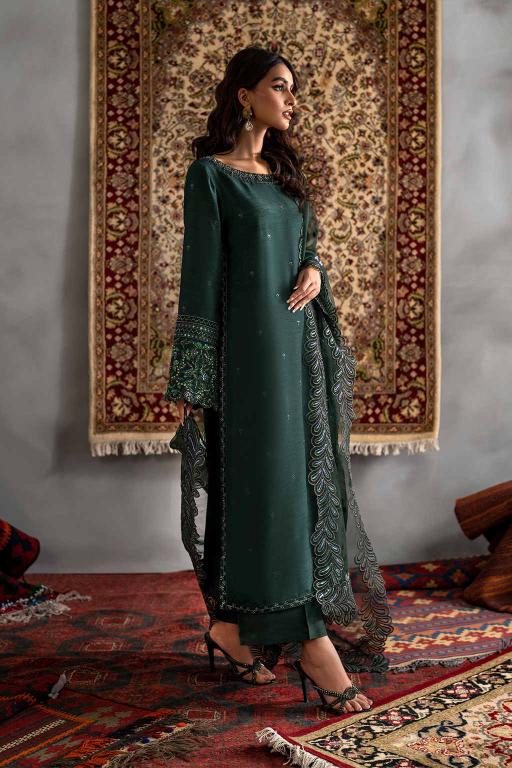 IRS-12 | LUXE RAW SILK | IZNIK in UK USA UAE online kapraye.com