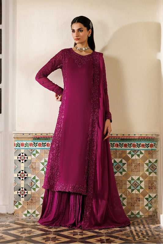 CC-93 Embroidered Chiffon | NOOR ANGAN SEMI FORMALS | IZNIK