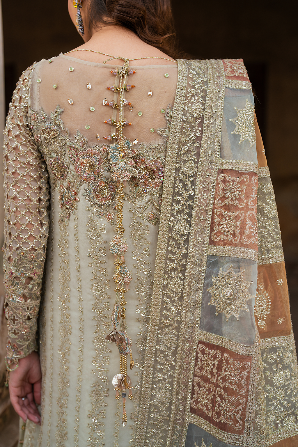 ILC-02 EMBROIDED CHIFFON | NOOR ANGAN SEMI FORMALS | IZNIK
