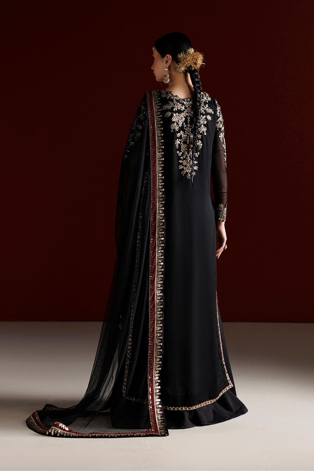 CC-107 Embroidered Chiffon | SEMI FORMALS VOL 1 | IZNIK in UK USA UAE online kapraye.com