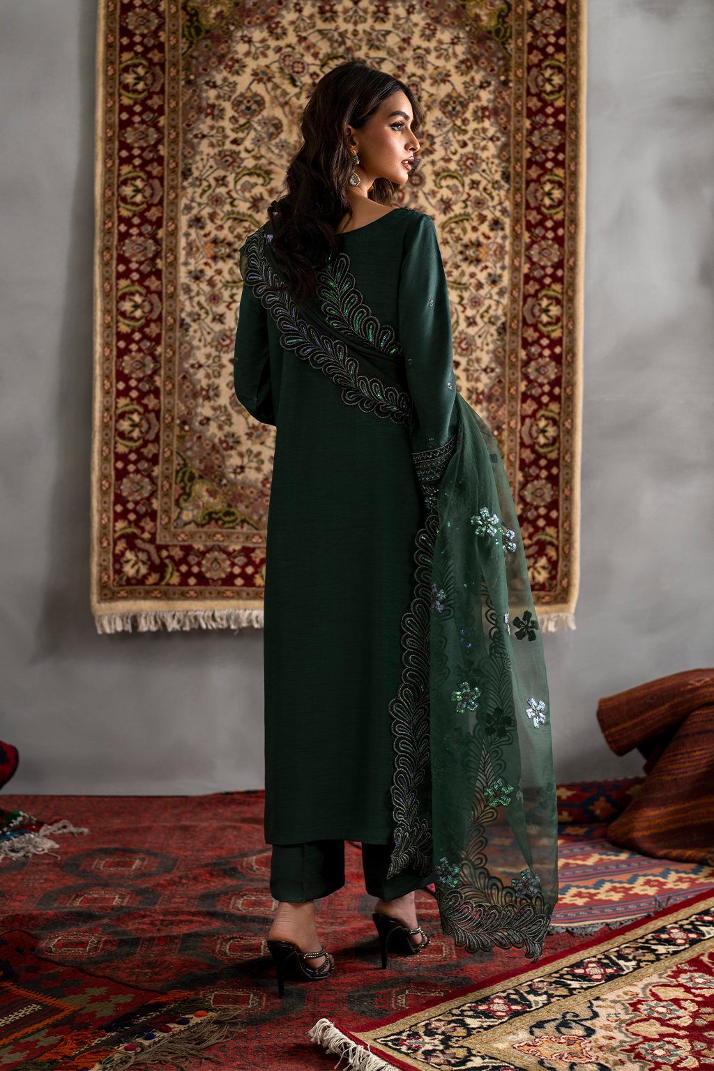 IRS-12 | LUXE RAW SILK | IZNIK in UK USA UAE online kapraye.com