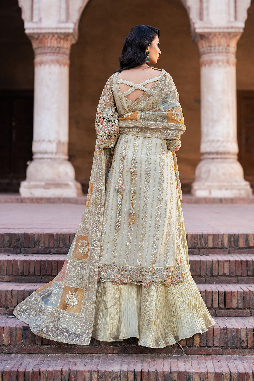 ILC-02 EMBROIDED CHIFFON | NOOR ANGAN SEMI FORMALS | IZNIK