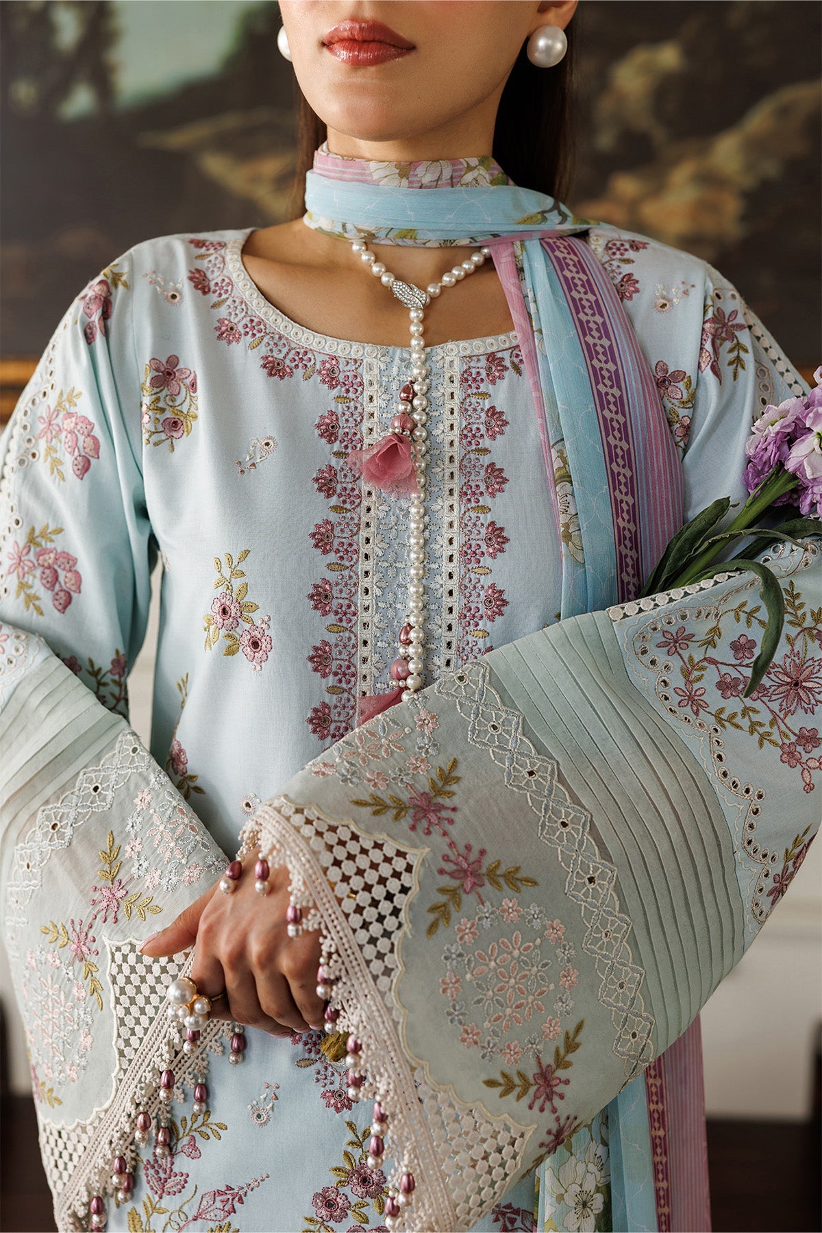 AF-EL-7050-Sabrina | EID FESTIVE LAWN | ALIZEH FASHION
