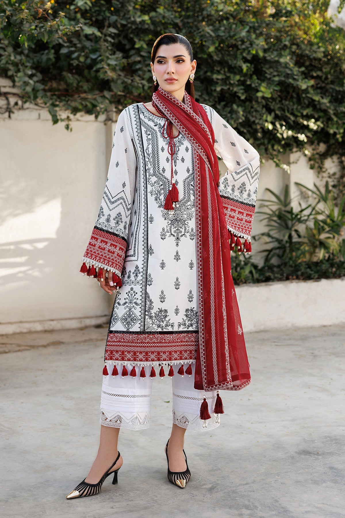 AF-EL-7056-Kelly | EID FESTIVE LAWN | ALIZEH FASHION