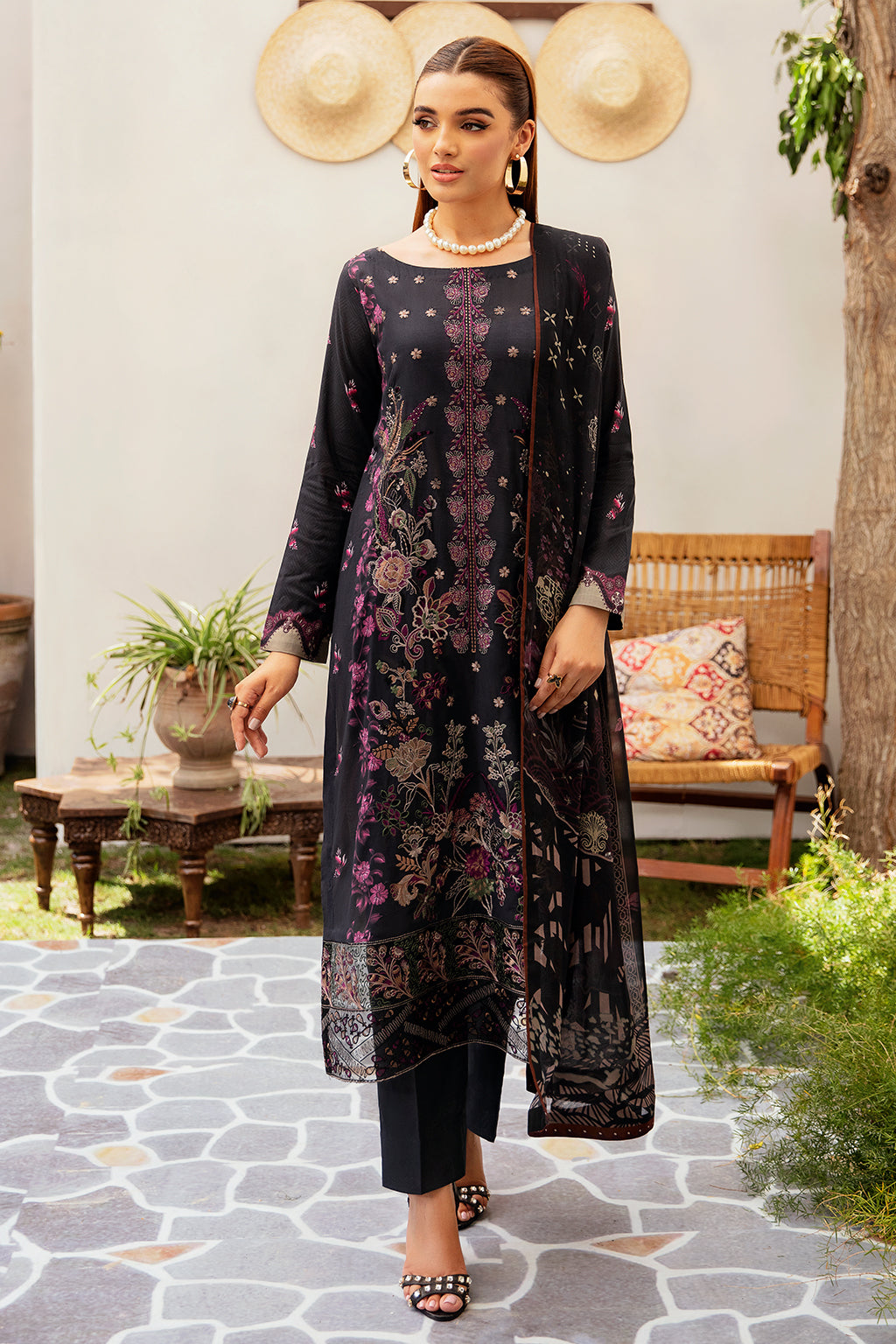 L-1205 || MASHAAL COLLECTION || RAMSHA in UK USA UAE online kapraye.com