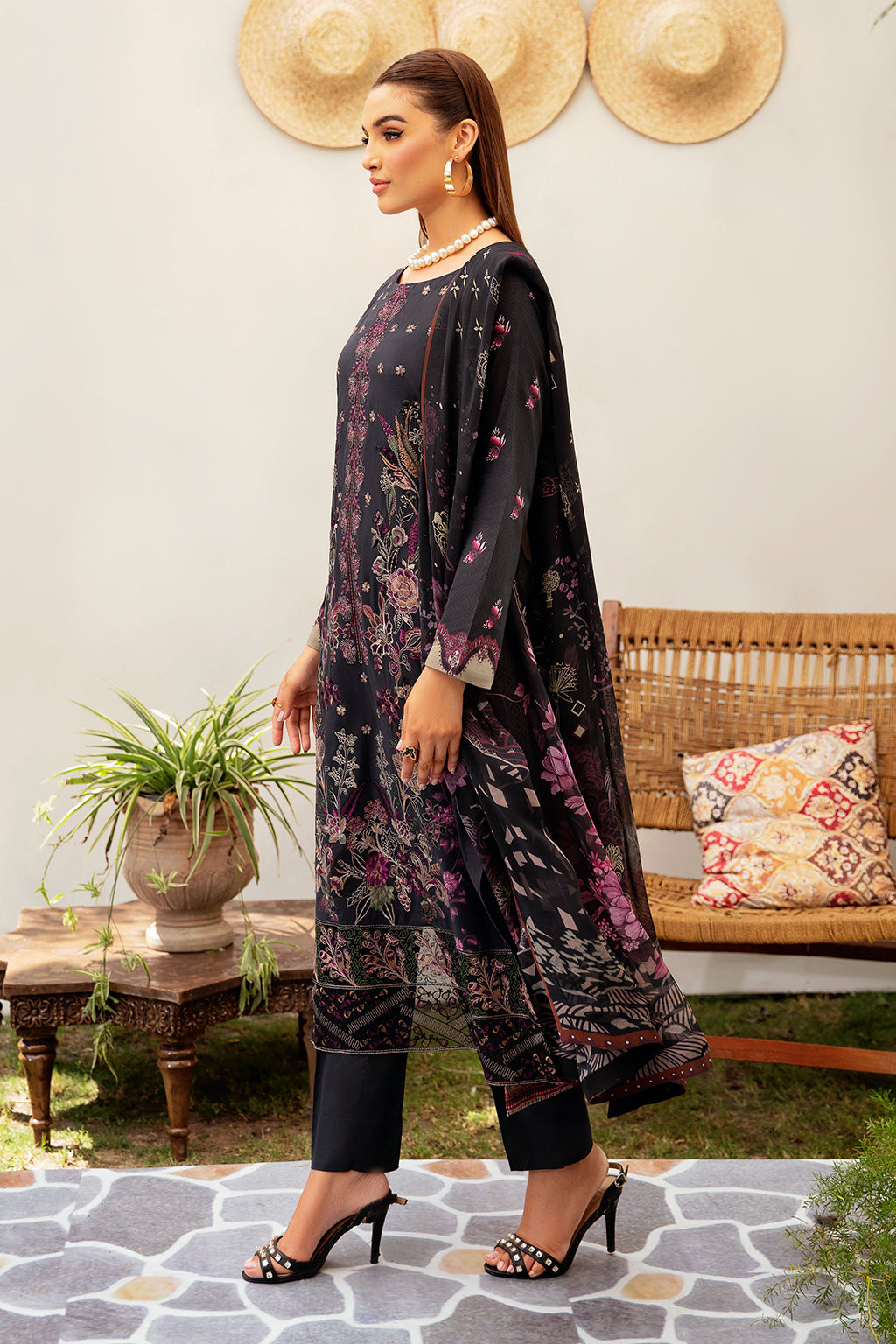 L-1205 || MASHAAL COLLECTION || RAMSHA in UK USA UAE online kapraye.com